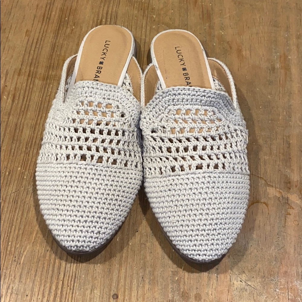 Lucky Brand - Knit Flat Slides - 8